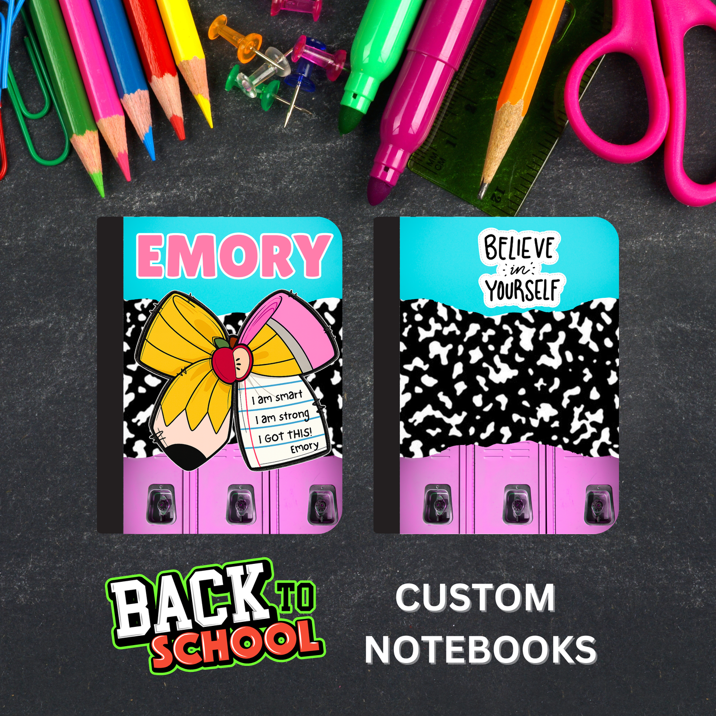 Pencil Bow Composition Book