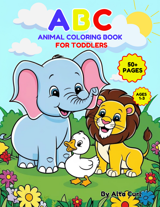 ABC Animal Coloring Book For Toddlers